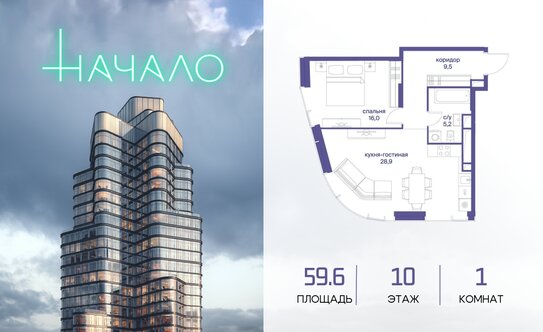 Стало известно, сколько стоит самая дешёвая готовая квартира с видом на Кремль
