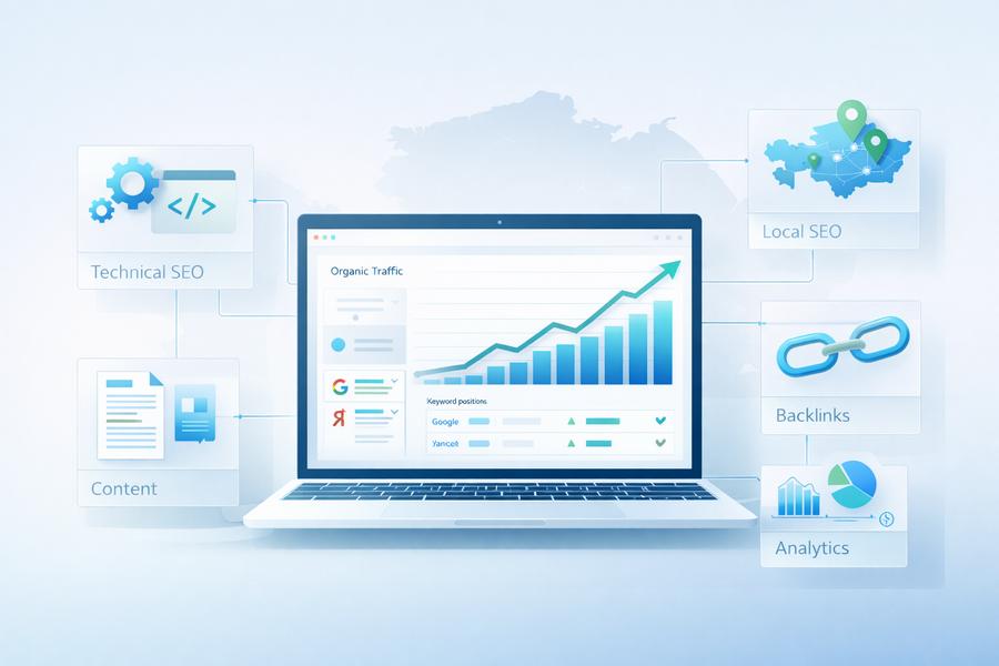 SEO-продвижение сайтов в Алматы