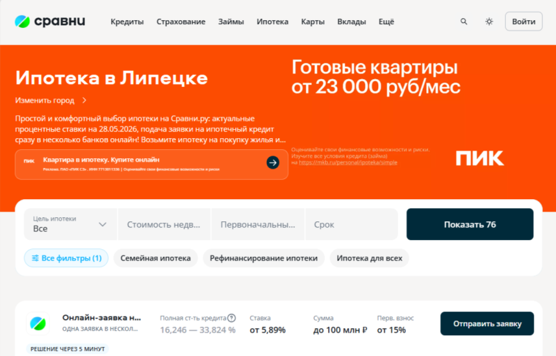 Сравни.ру: обзор сервиса и рекламные возможности для бизнеса
