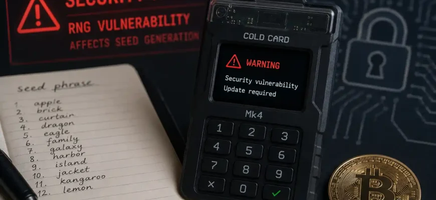 Уязвимость Coldcard